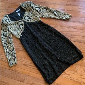 Normans ATLANTA beaded evening black tie cocktail